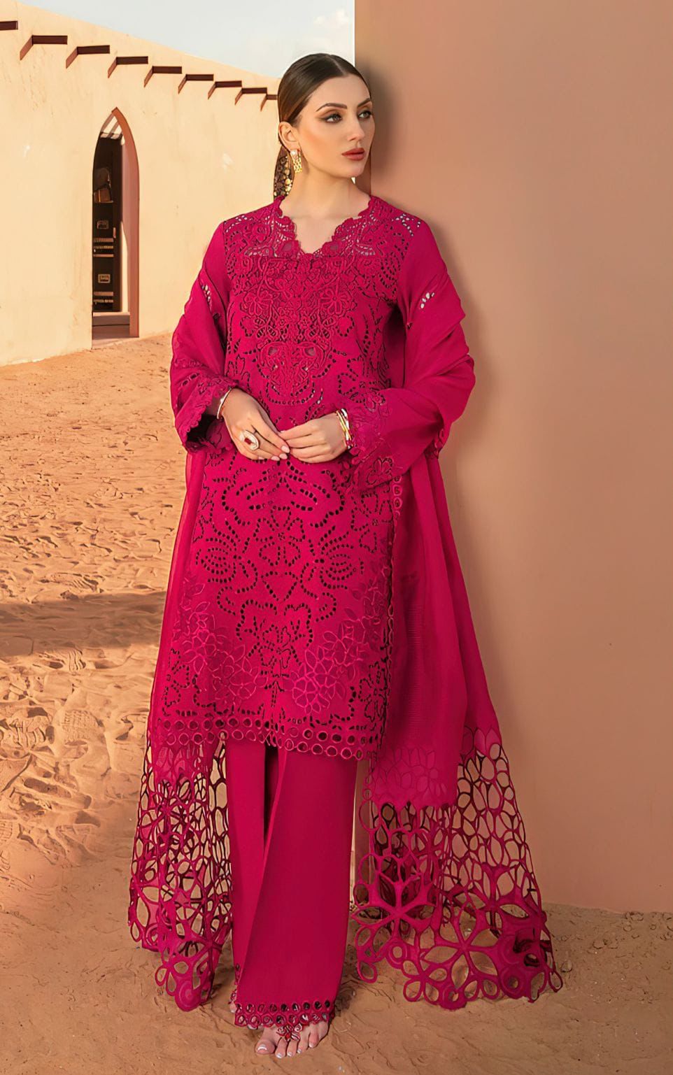 RR Embroidered Atishi Luxury Lawn Dress