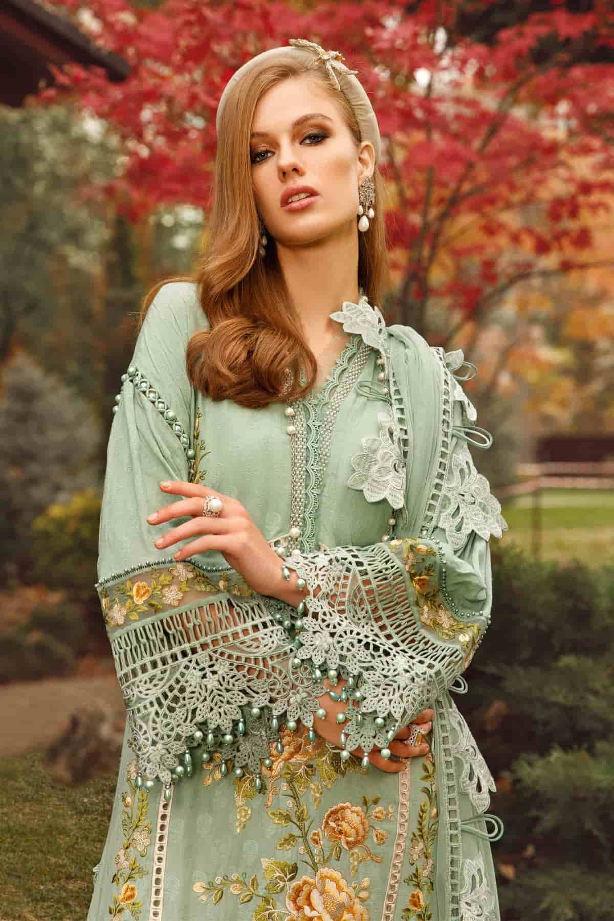 Maria B Pista Luxury Lawn  Dress