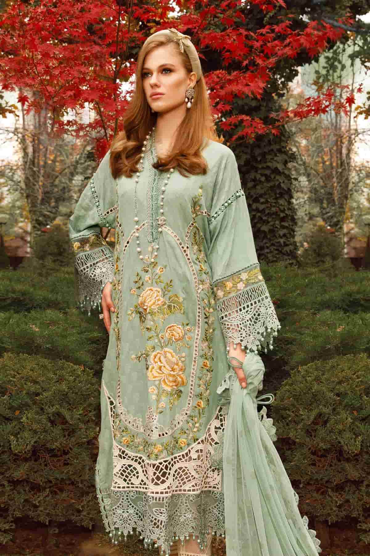 Maria B Pista Luxury Lawn  Dress