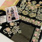 Mohangi Black Luxury Organza Collection Replica