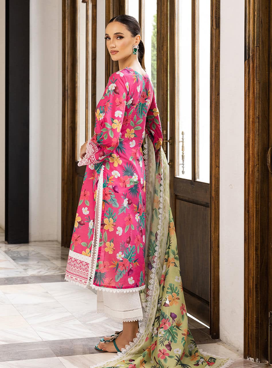 Zainab Chottani Pink Luxury Lawn Dress