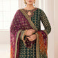 Baroque Chantelle Green Organza Collection Replica