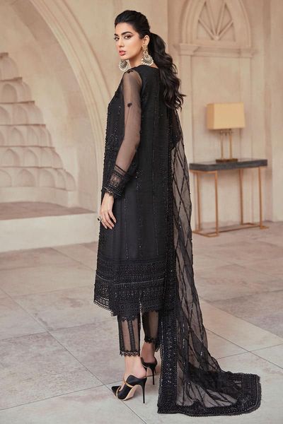 Mushq Black Luxury Net Dress