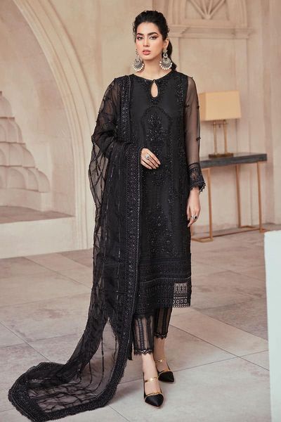 Mushq Black Luxury Net Dress