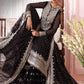 AJ Embroidered Black Chiffon Lehenga