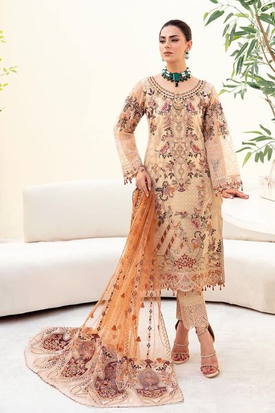 Ramsha Minhal Skin Luxury Organza Dress