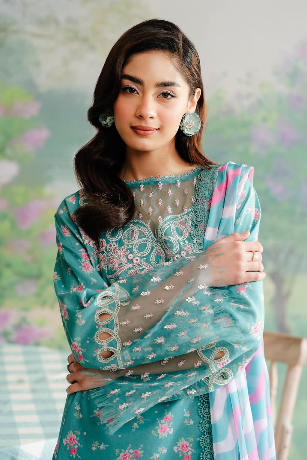 Afrozeh Ferozi  Luxury Lawn Dress