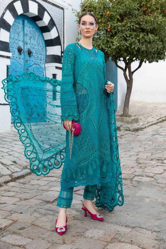 Maria B Zinc Luxury Lawn Dress