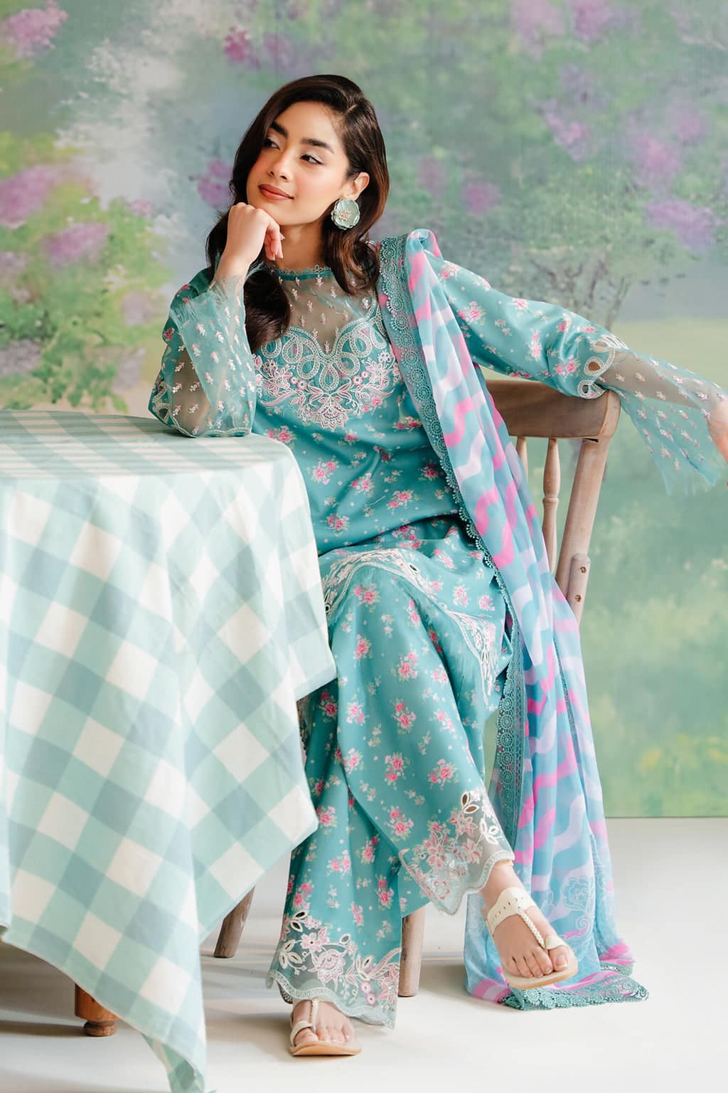 Afrozeh Ferozi  Luxury Lawn Dress