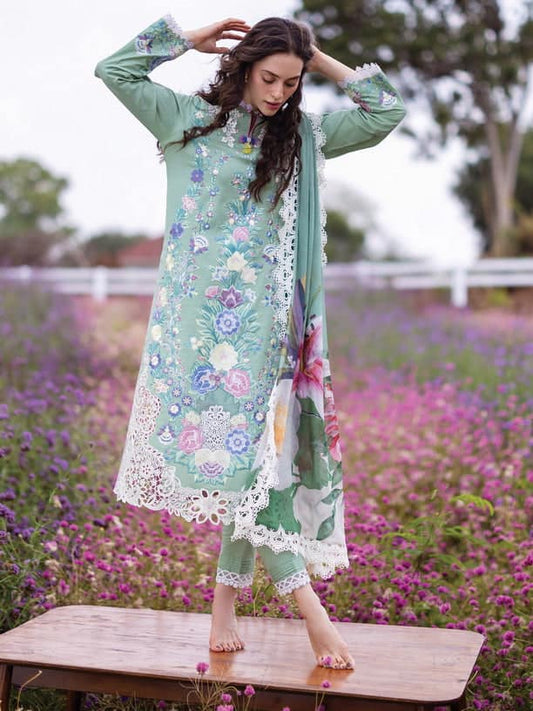 Mushq Pista Luxury Lawn Dress