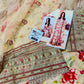 IZK Embroidered Cream Luxury Lawn Dress