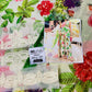 MP Embroidered White N Green Leaf Luxury Lawn Dress