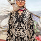 MP Embroidered Black & White Luxury lawn Dress