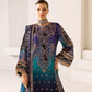 AZH Embroidered Tie & Dye Luxury Organza Dress