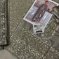HR Embroidered Grey luxury Raw Silk Dress
