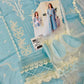 QLR Embroidered Sky Blue Luxury lawn Dress