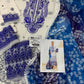 ZC Embroidered White & Blue Luxury Lawn Dress