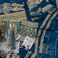 AJ Embroidered ZInc Luxury Chiffon Dress