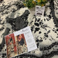 ANL Embroidered Black & Off White Luxury Lawn Dress - Unstitched