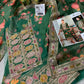 ANL Embroidered Green Luxury Silk Dress