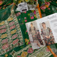 ANL Embroidered Green Luxury Lawn Dress