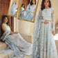 Mushq Bridal ice blue Maxi Luxury Net Collection Replica