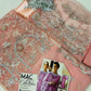 Mushq Pink Luxury Maxi Organza Collection Replica