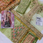 Maria B Green Gharara Luxury Net Collection Replica