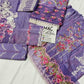 Elaf Purple Luxury Lawn Collection Replica