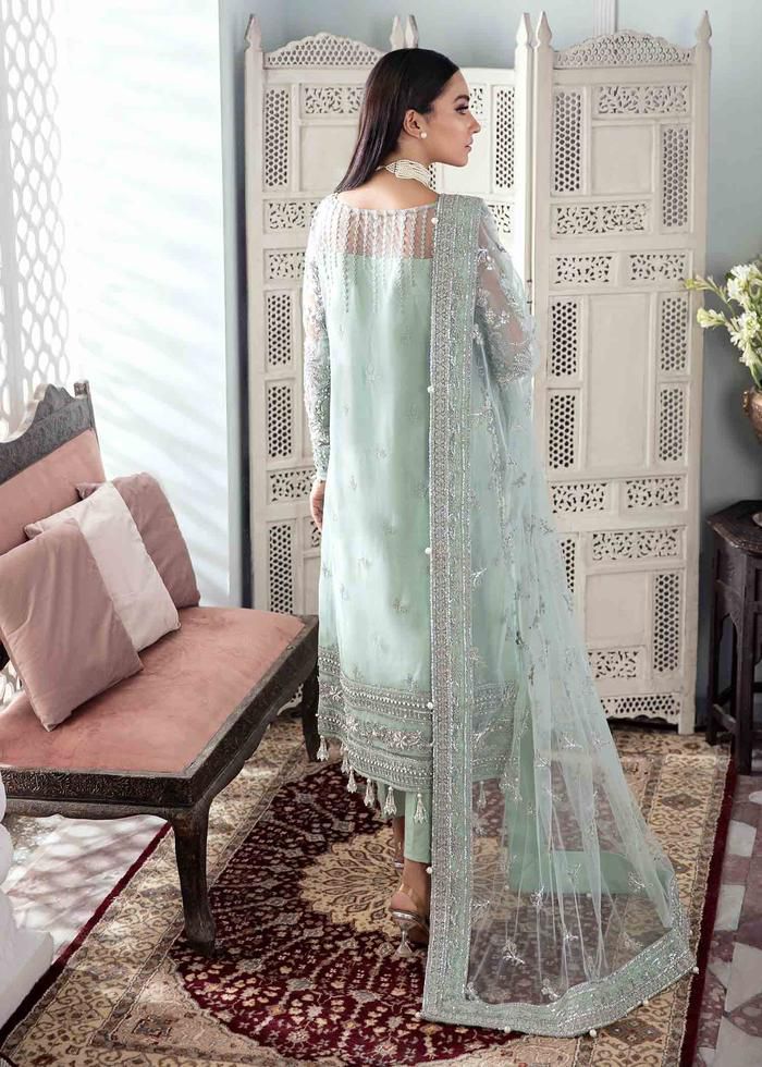 Gulaal Ferozi Luxury Net Dress