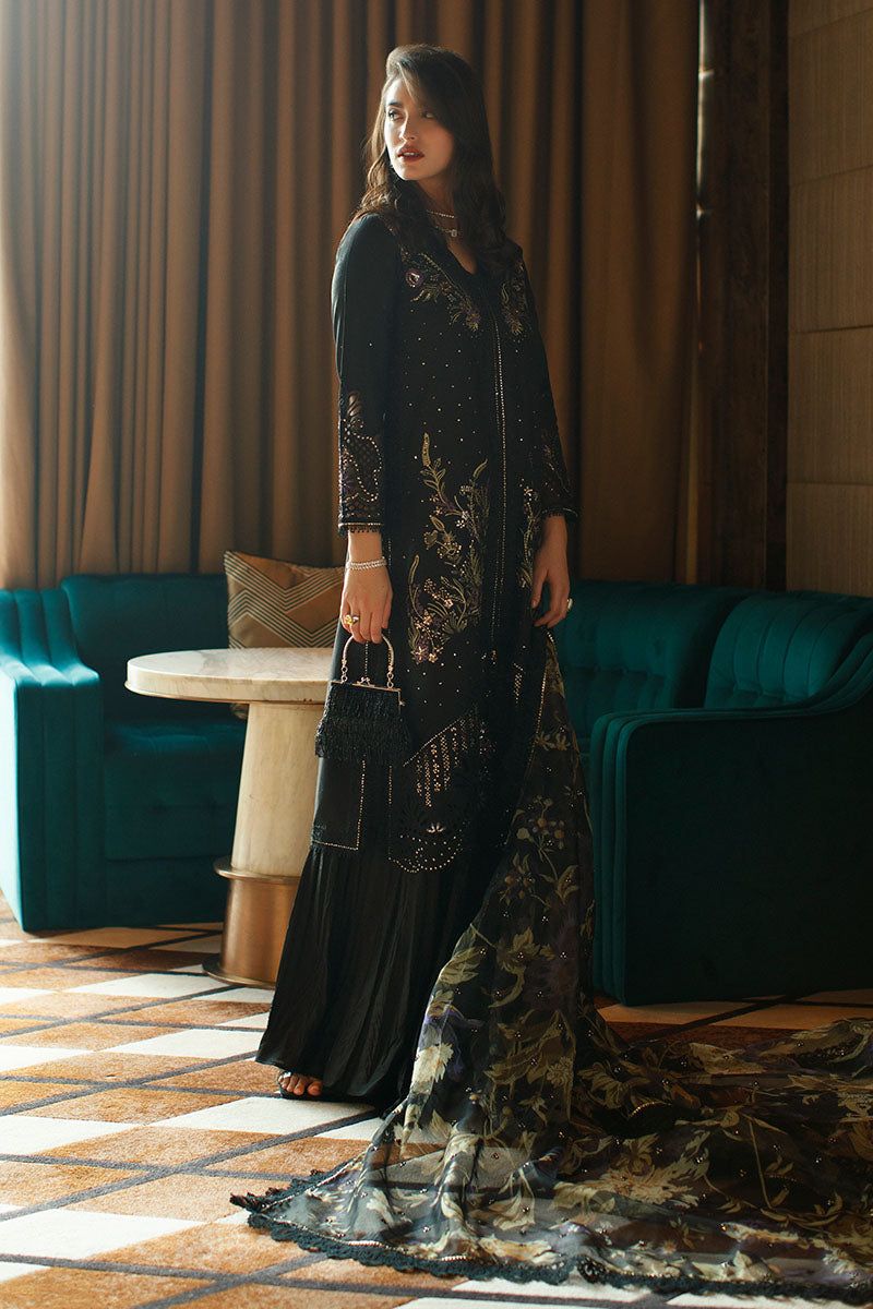 Mushq Black Luxury Silk Dress