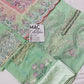 MB Embroidered Sea Green Pink Dupatta Luxury Chiffon Dress