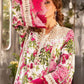 MP Embroidered White n Pink Luxury lawn Dress