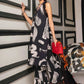 MP Embroidered Black N White Luxury Lawn Dress