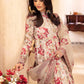 IZK Embroidered Cream Luxury Lawn Dress