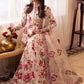 IZK Embroidered Cream Luxury Lawn Dress