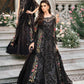 MB Embroidered black  Luxury Organza Frock
