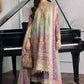 BRQ Embroidered Tie N Die Pista Purple Luxury Chiffon Dress - Unsitched