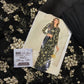 JZM Embroidered Black Luxury Chiffon Saree