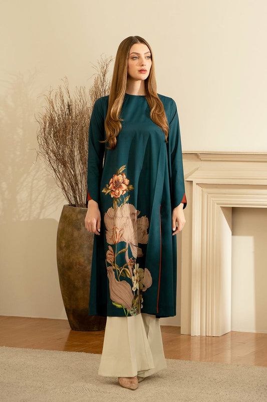 Lulusar Zinc Luxury 2 Piece Silk Dress