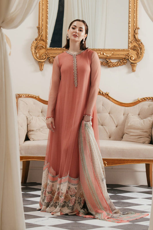 Lulusar Orange Luxury Silk Maxi