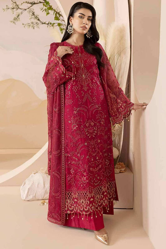 Lavish Premium Red Luxury Chiffon Dress