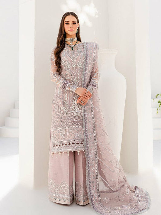 GUL Embroidered Tea Pink luxury organza Dress