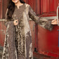 MP Embroidered Brown Luxury Lawn Dress