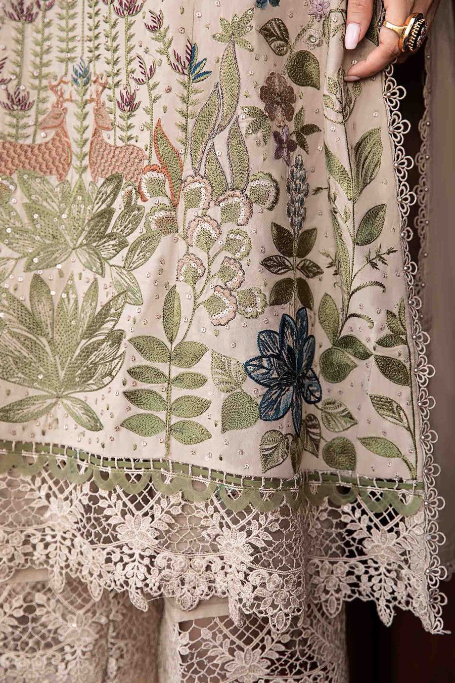 MP Embroidered Skin Luxury Lawn Dress