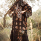 MP Embroidered Black & Brown Luxury Lawn Dress