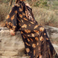 MP Embroidered Black & Brown Luxury Lawn Dress