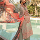 RR Embroidered Pista Luxury Lawn Dress