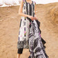 AN Embroidered Black & White Luxury Lawn Dress
