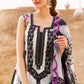 AN Embroidered Black & White Luxury Lawn Dress